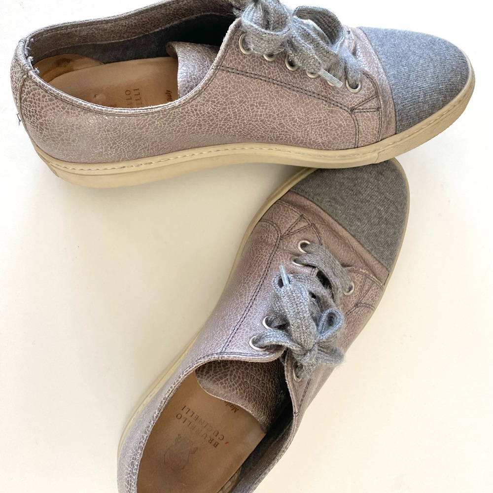 Brunello Cucinelli leather sneakers size 35.5 (6)